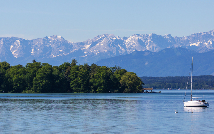 Roseninsel im Starnberger See