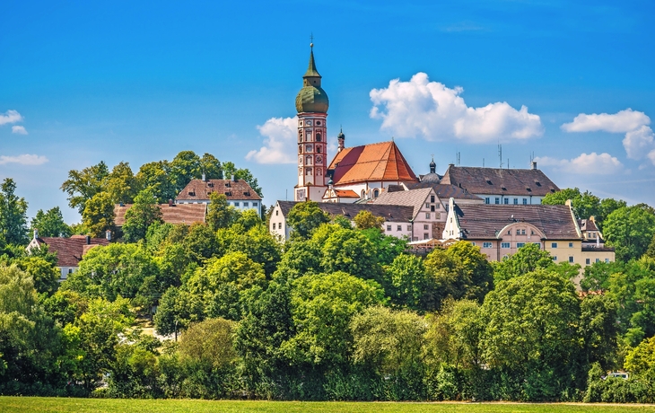 Kloster Andechs im oberbayerischen Landkreis Starnberg