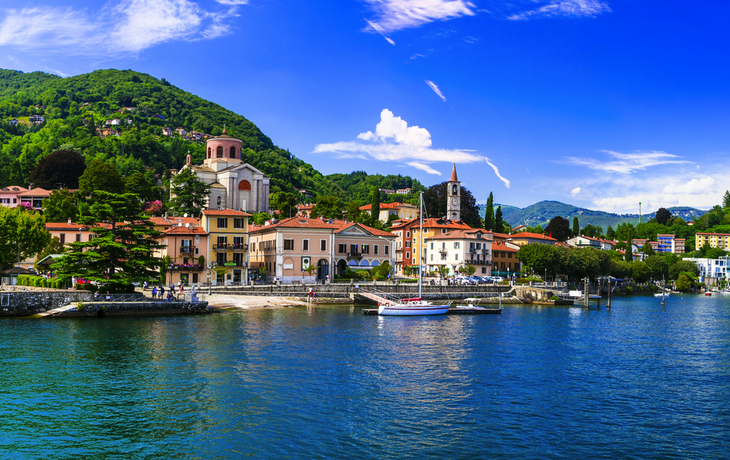 Laveno-Mombello am Lago Maggiore in Italien