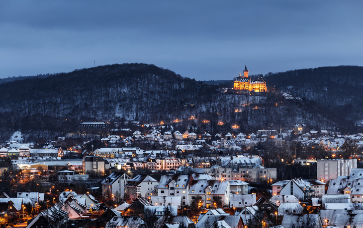 Wernigerode in einer Winternacht