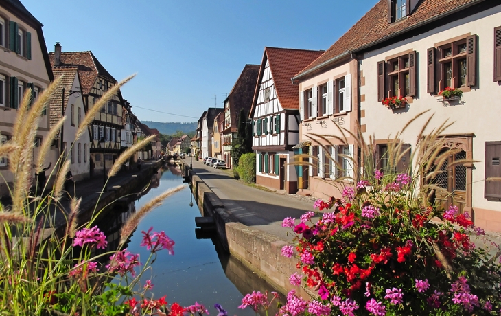 Wissembourg, Lauterpromenade, Elsass