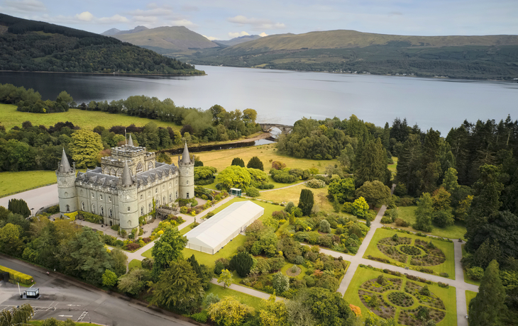 Inveraray Castle in Schottland