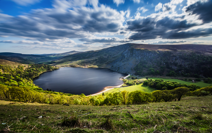 Lough Tay - ein kleiner See in den Wicklow Mountains