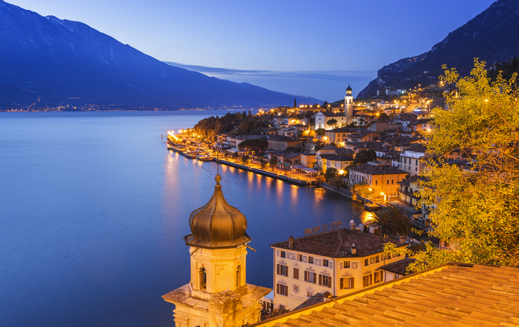 Limone sul Garda in der Lombardei am Gardasee, Italien