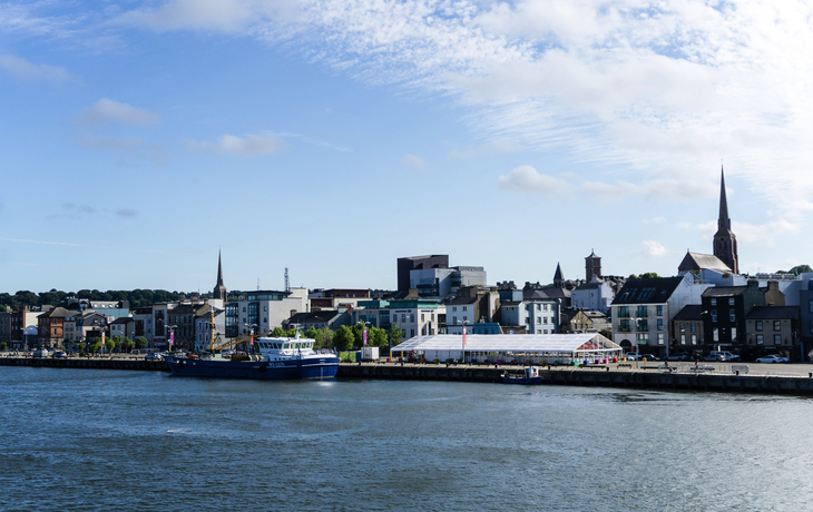 Panorama der Stadt Wexford in Irland
