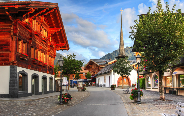 Gstaad in der Schweiz