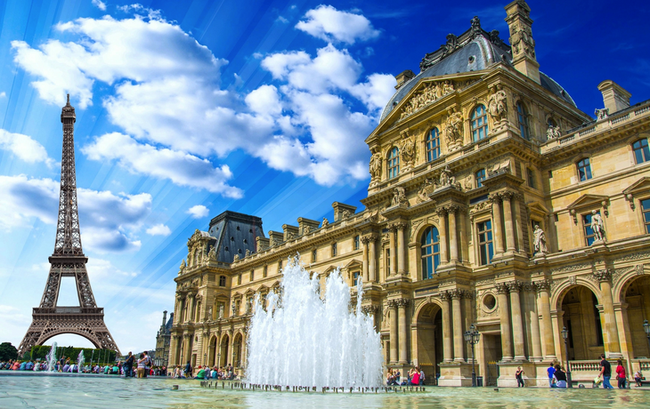 Louvre in Paris, Frankreich