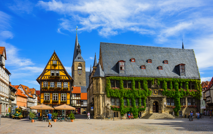 Quedlinburger Roland vor dem Rathaus