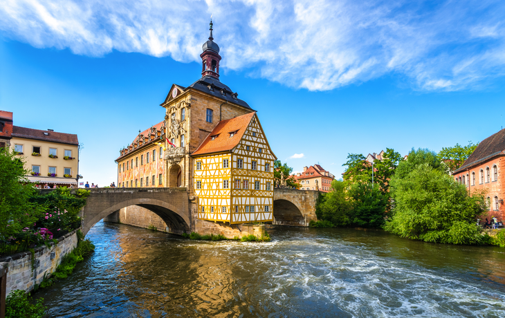 Brückenrathaus in Bamberg, Deutschland