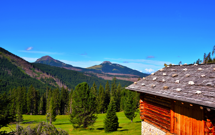 Obereggen im Eggental mitten in den Dolomiten, Italien