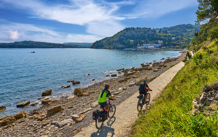 Mountainbiketour an der slowenischen Mittelmeerküste
