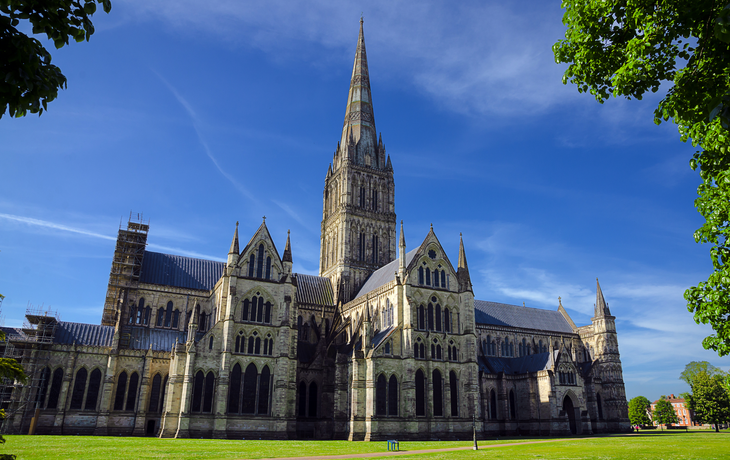 Kathedrale von Salisbury in der Grafschaft Wiltshire, Vereinigtes Königreich