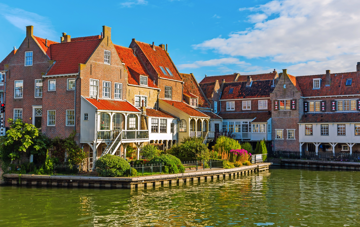 malerische Szene in Enkhuizen, Niederlande