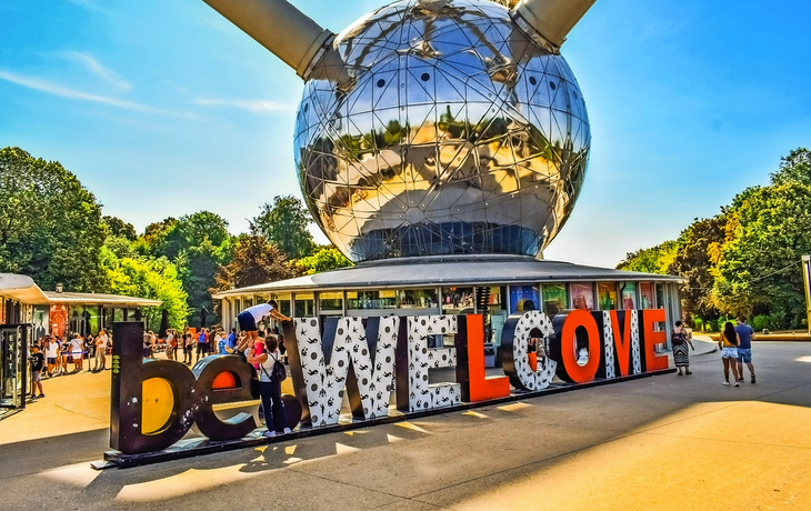 Atomium in Brüssel, Belgien