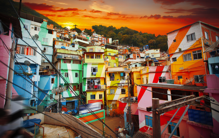 Favela von Rio de Janeiro, Brasilien