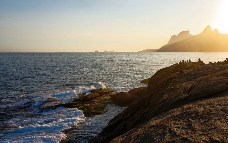 Strand von Ipanema in Rio de Janeiro, Brasilien