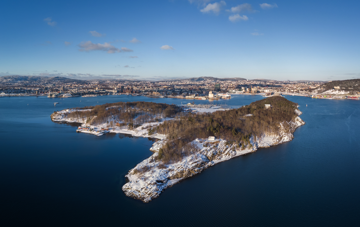 Panorama von Hovedøya nahe Oslo