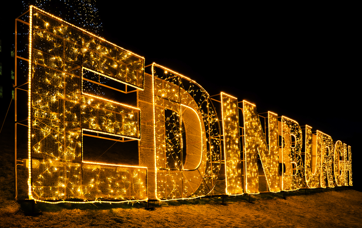 Edinburgh zur Weihnachtszeit