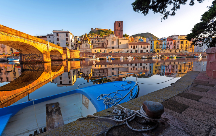 Bosa auf Sardinien, Italien