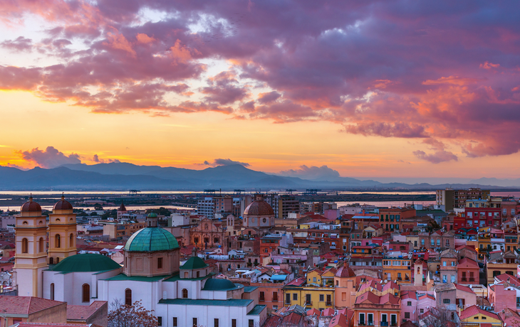 Cagliari auf Sardinien, Italien